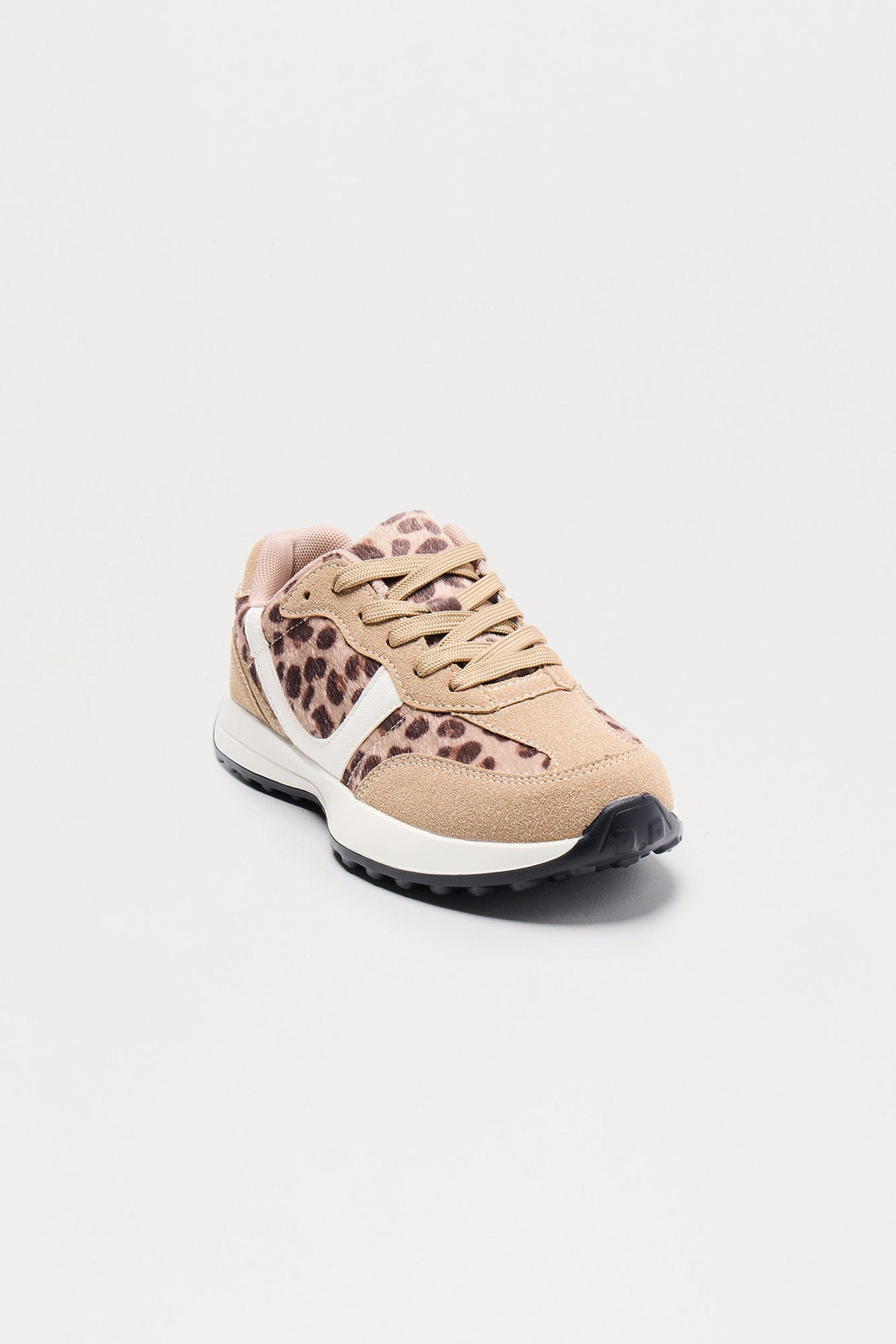 Bey Lace Up Sneakers - Leopard