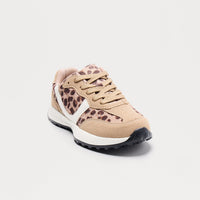Bey Lace Up Sneakers - Leopard