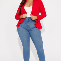 Meet And Greet Blazer - Red