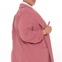 The Celine Blazer - Mauve