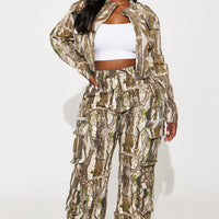 Sneak Attack Non Stretch Camo Cargo Jean - Taupe/combo