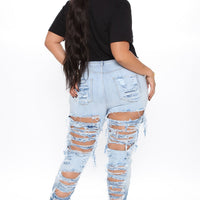 Cheap Thriller High Rise Jeans - Blue