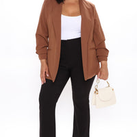 The Celine Blazer - Brown