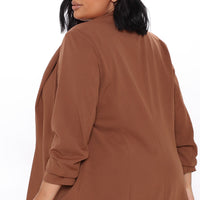 The Celine Blazer - Brown