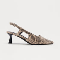 Alena Slingback Pumps - Natural