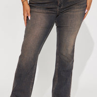 Sahara Tinted Stretch Bootcut Jeans - Dark Wash
