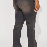 Sahara Tinted Stretch Bootcut Jeans - Dark Wash