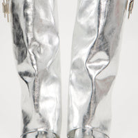 Big City Dreams Boots - Silver