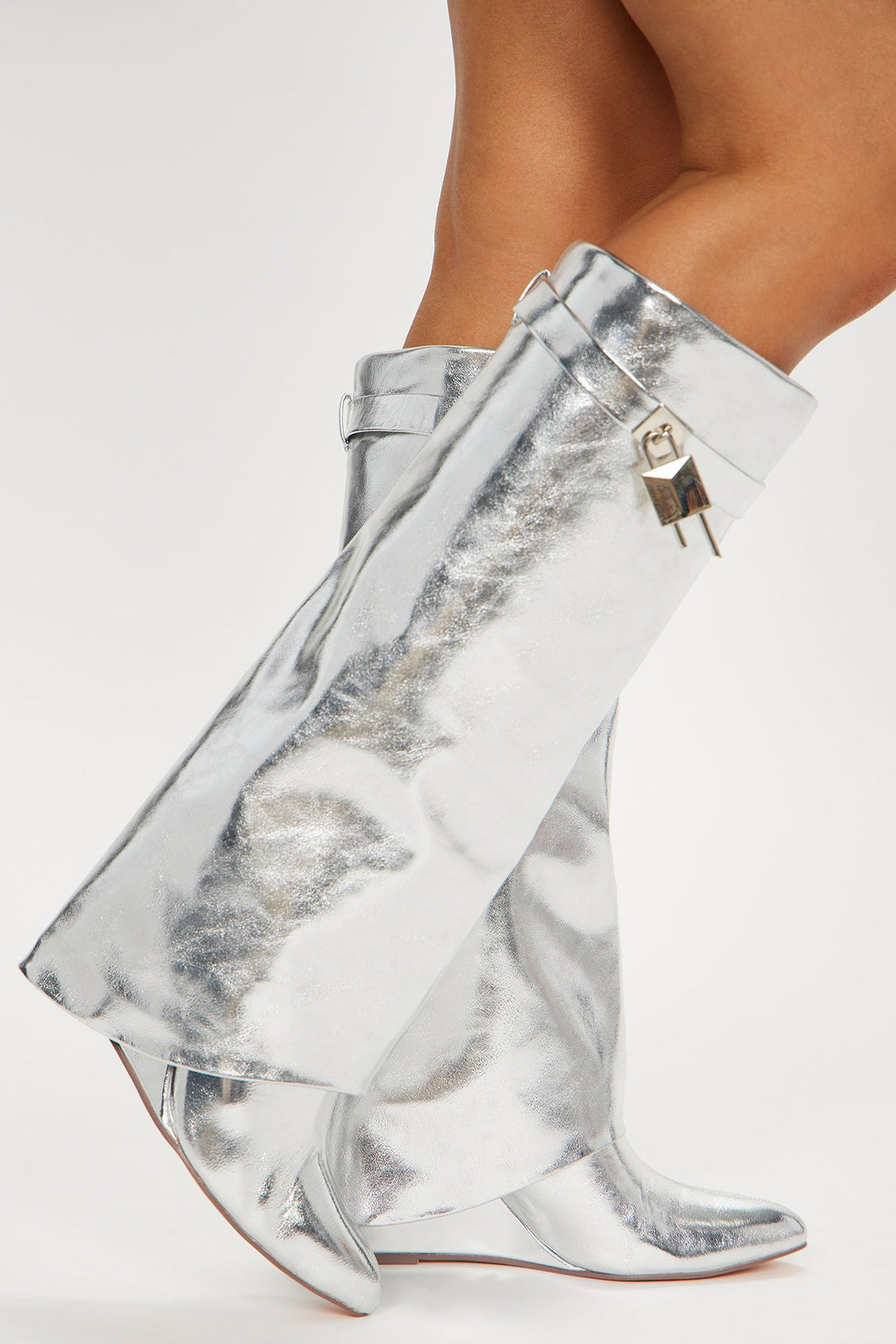 Big City Dreams Boots - Silver