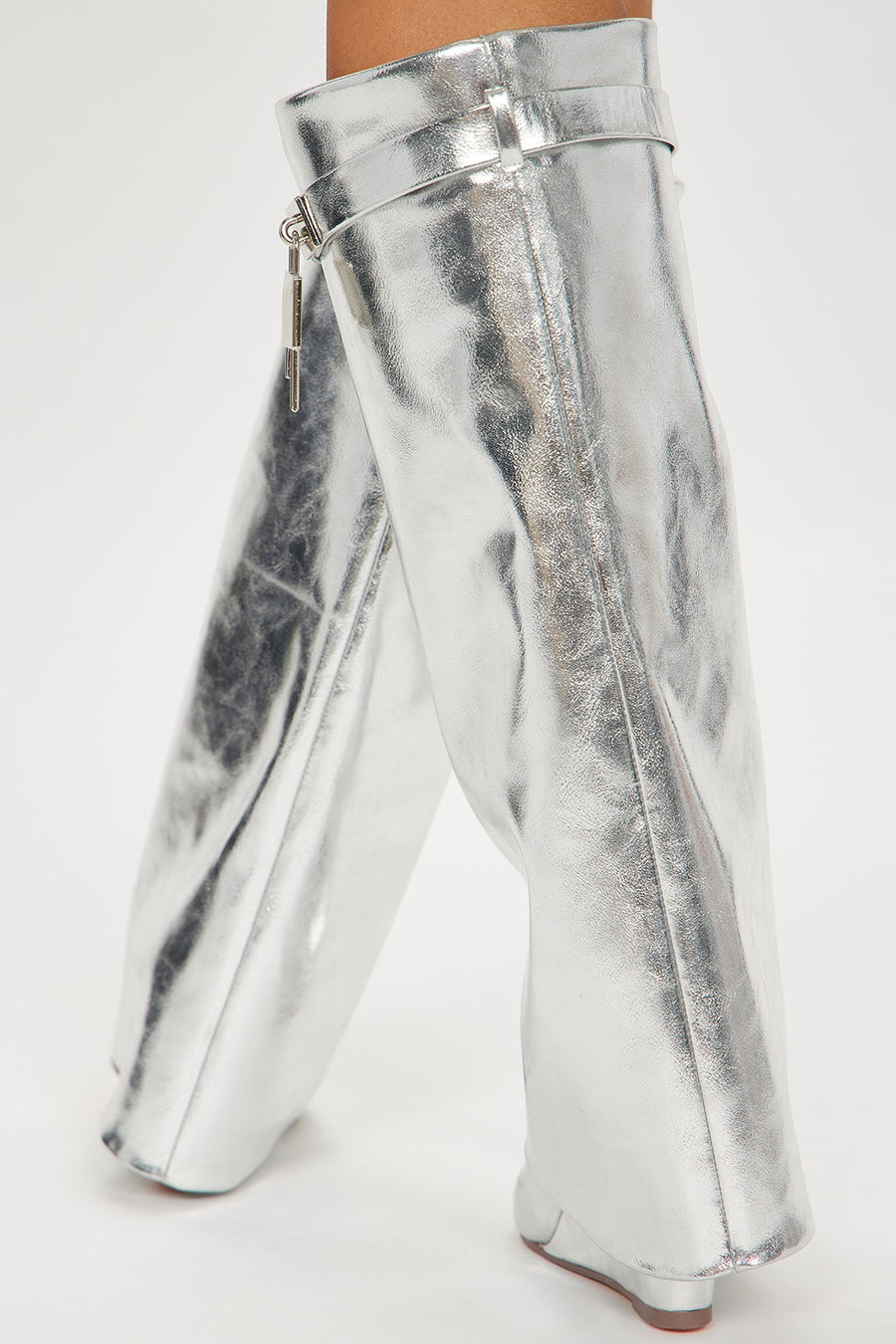 Big City Dreams Boots - Silver