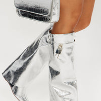 Big City Dreams Boots - Silver