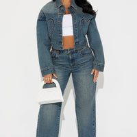 Match Made In Heaven Denim Jacket - Dark Wash