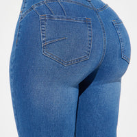 Tucson Booty Lifting Stretch Bootcut Jeans - Medium Wash