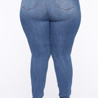 Our Favorite High Rise Skinny Jeans - Medium Blue Wash