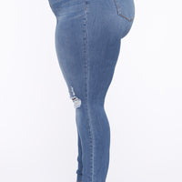 Our Favorite High Rise Skinny Jeans - Medium Blue Wash