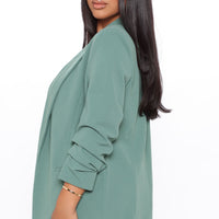 The Celine Blazer - Sage