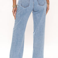 Winona 90's Wide Leg Jeans - Medium Blue Wash