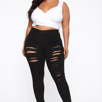 Tris Skinny Jeans - Black