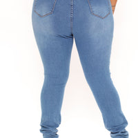 Supernatural High Rise Jeans - Medium Blue Wash