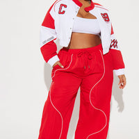 Cherry Bomb Bomber Jacket - Red/combo
