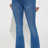 Tucson High Rise Stretch Flare Jeans - Medium Wash