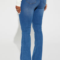 Tucson High Rise Stretch Flare Jeans - Medium Wash