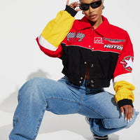 Need For Speed Bomber Jacket - Red/combo
