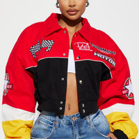Need For Speed Bomber Jacket - Red/combo
