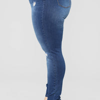 Hannah High Rise Jeans - Dark Denim