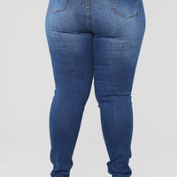 Hannah High Rise Jeans - Dark Denim