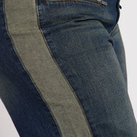 When In Rome Tinted Straight Leg Jean - Dark Wash