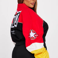 Need For Speed Bomber Jacket - Red/combo