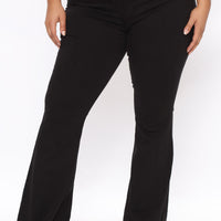 Tall Santorini Super Stretch Flare Jeans - Black