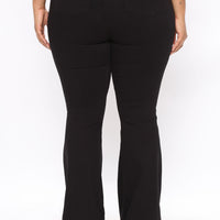 Tall Santorini Super Stretch Flare Jeans - Black