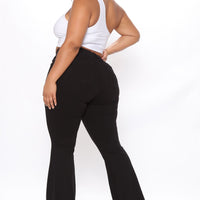 Tall Santorini Super Stretch Flare Jeans - Black
