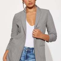 The Ashley Blazer - Grey