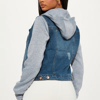 His Name Was Tustin Denim Jacket - Medium Wash