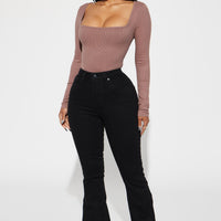 Harper Sculpting Stretch Flare Jeans - Black