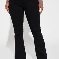 Harper Sculpting Stretch Flare Jeans - Black