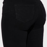 Harper Sculpting Stretch Flare Jeans - Black