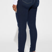 Just Right Sculpting Stretch Skinny Jeans - Dark Wash