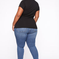 Luxe High Waist Skinny Jeans - Medium