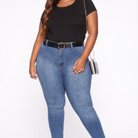 Luxe High Waist Skinny Jeans - Medium