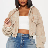 Ellie Corduroy Jacket - Tan