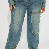 Belmont Baggy Tinted Jean - Medium Wash