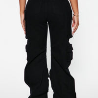 Courtney Cargo Jeans - Black