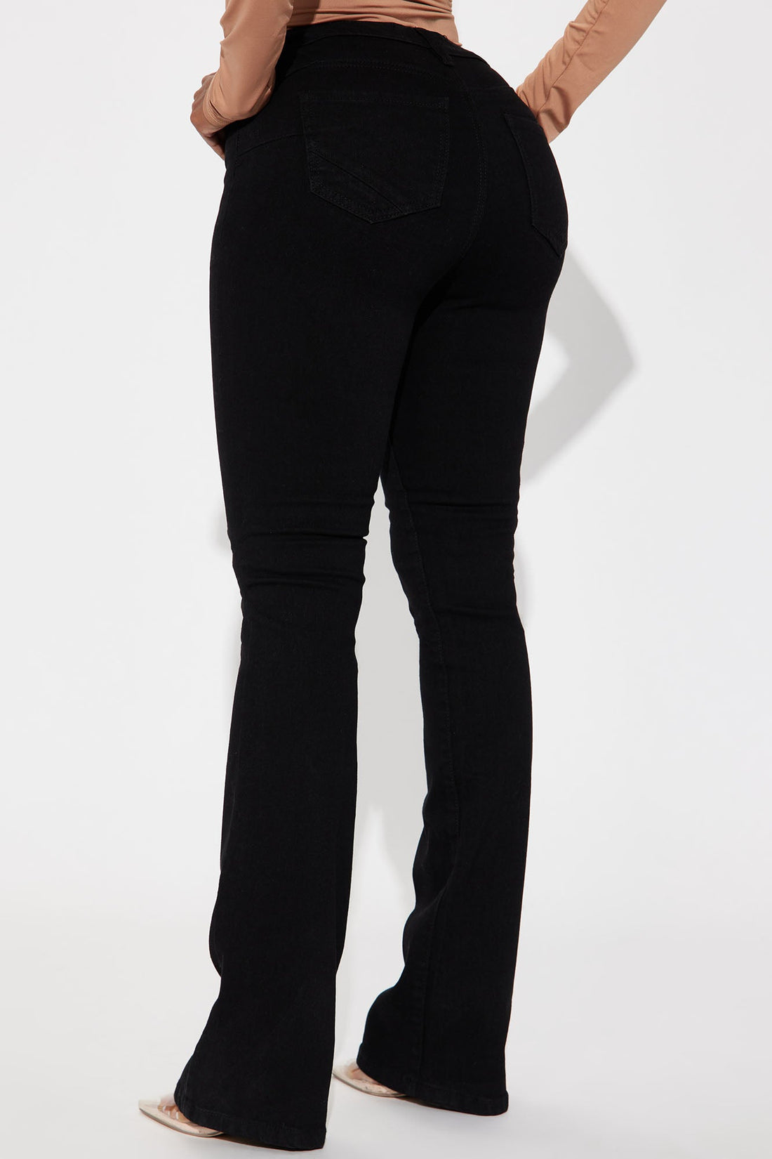 Toledo Sculpting Stretch Bootcut Jeans - Black