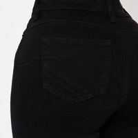 Toledo Sculpting Stretch Bootcut Jeans - Black
