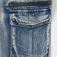 Superstitions Tinted Denim Joggers - Medium Wash