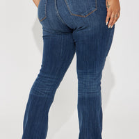 Out Of My Way Low Rise Bootcut Jean - Dark Wash